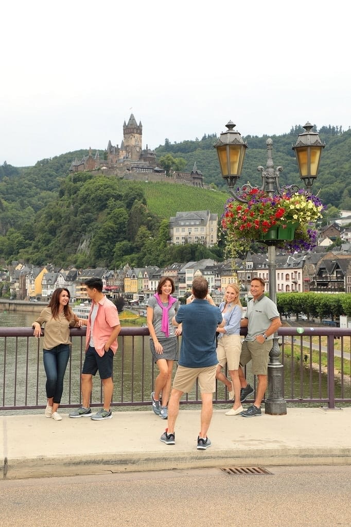 View of Cochem Castle on the Rhine